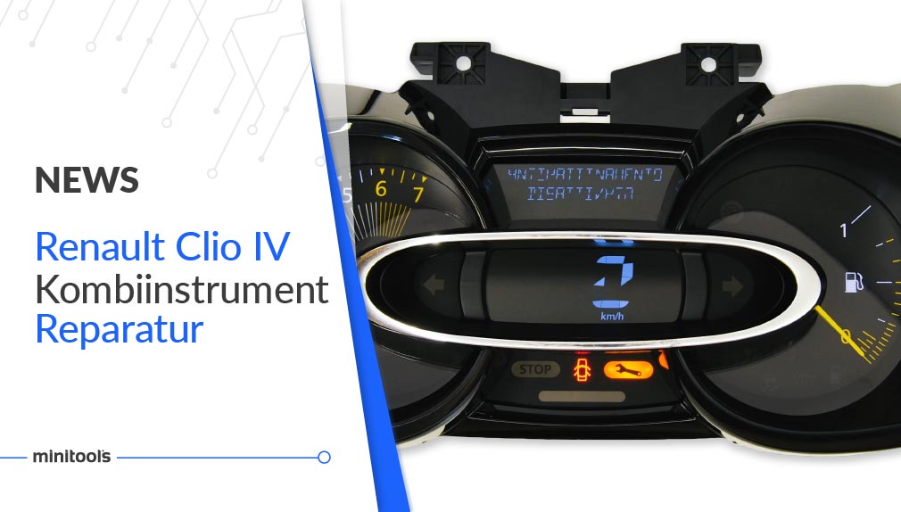 Renault Clio IV Tachometer Reparatur